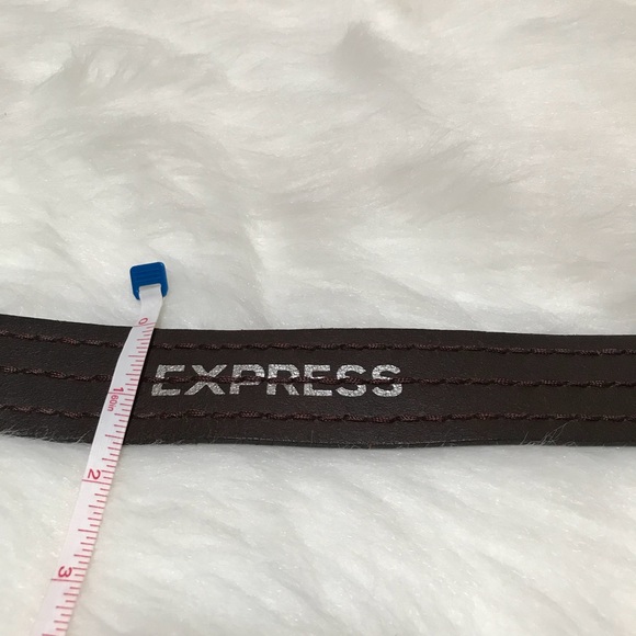 Express Leather Belt Size S - Picture 2 of 6